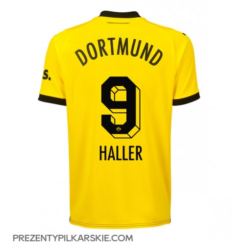 Stroje piłkarskie Borussia Dortmund Sebastien Haller #9 Koszulka Podstawowej 2023-24 Krótki Rękaw